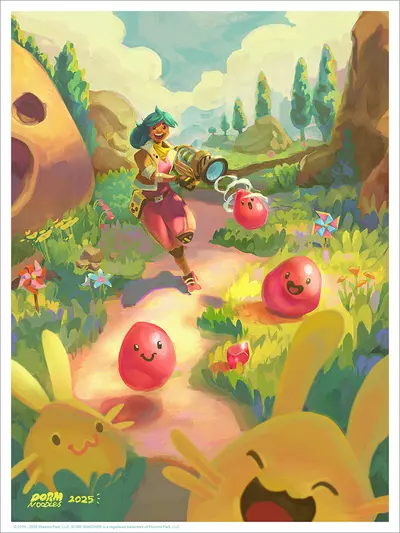 A Day in the Rainbow Fields [PRINT], Dorm Noodles