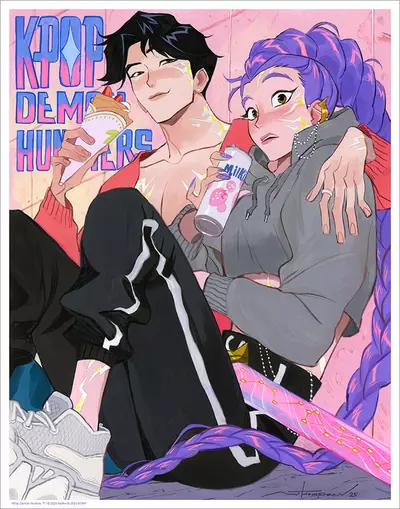 Jinu & Rumi [PRINT], Ami Thompson