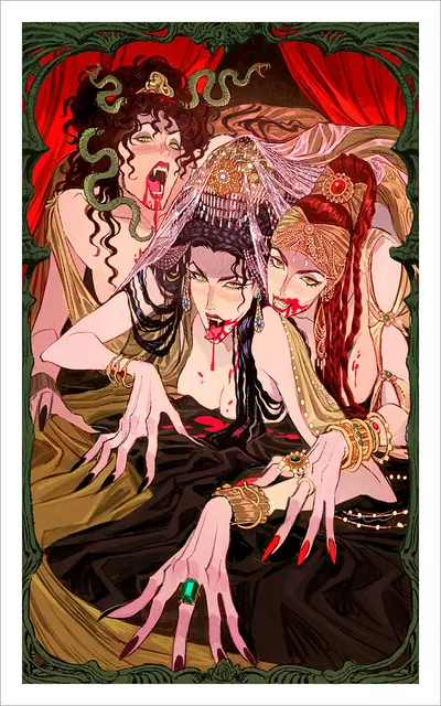 Vampire Wives [PRINT], Ami Thompson
