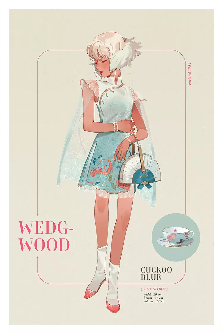 Cuckoo Blue [PRINT], Airi Pan