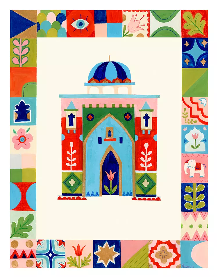 Red Palace [PRINT], Anoosha Syed