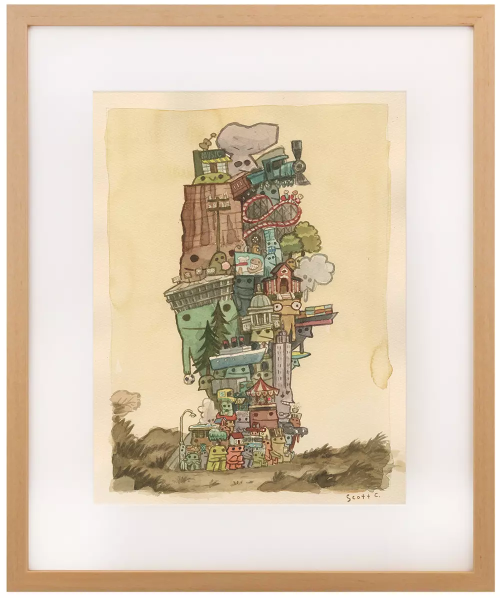 Cabin Head and Tree Head [page 48], Scott C.