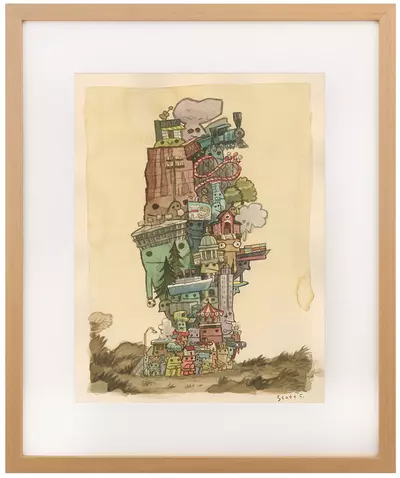 Cabin Head and Tree Head [page 48], Scott C.