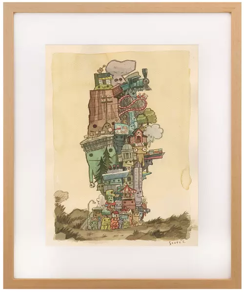 Cabin Head and Tree Head [page 48], Scott C.