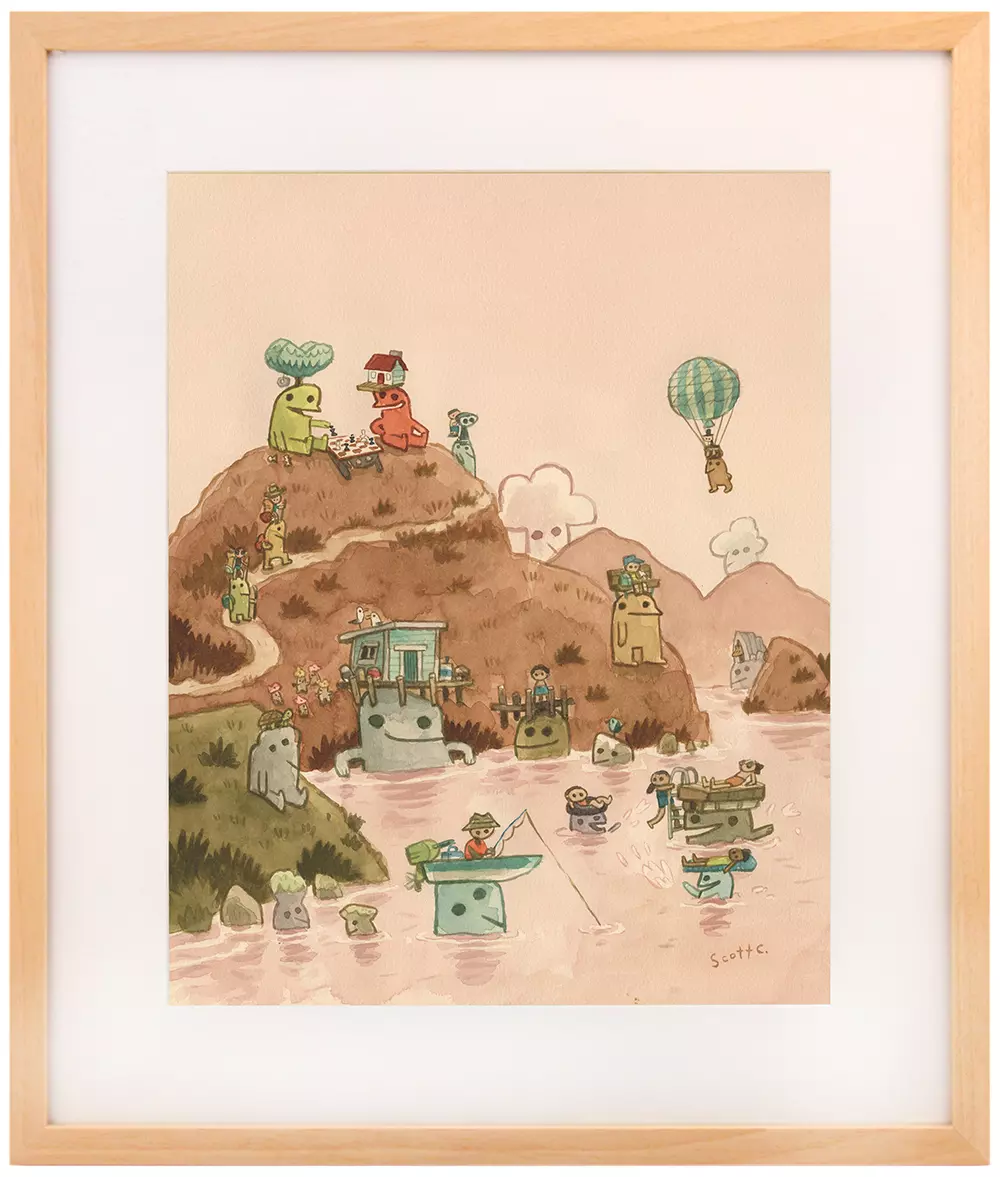 Cabin Head and Tree Head [page 67], Scott C.