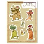 Cabin Head Sticker Party