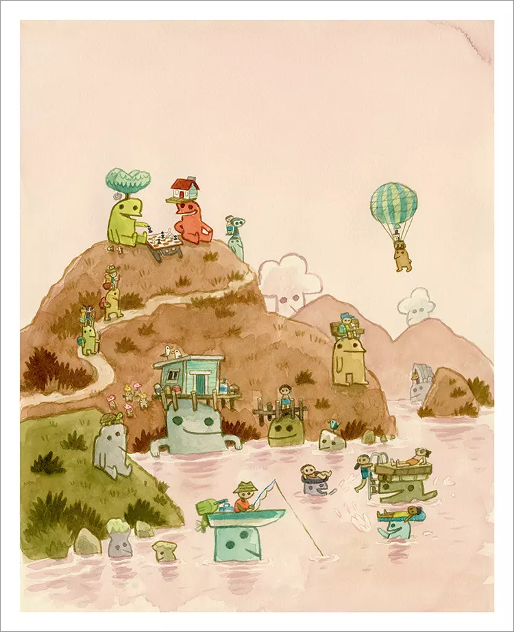 Hillside [PRINT], Scott C.