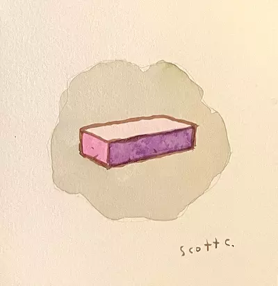 Cabin Head and Tree Head [Portraits Spot Illustration], Scott C.