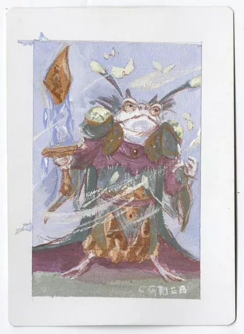 Glarb, Calamity's Augur [Glarb, Calamity's Augur Foil #1/50], Chuck Grieb