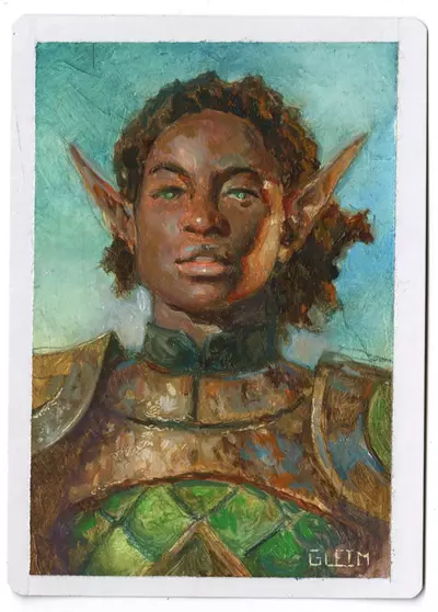 Portrait [Elvish Visionary], Quintin Gleim