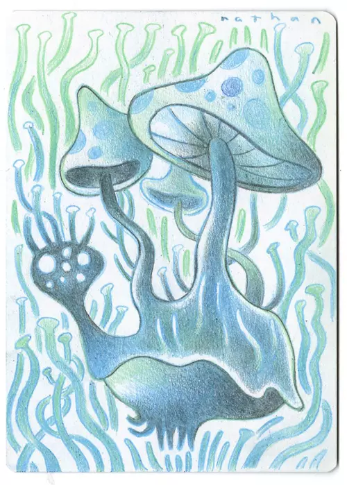 Forest Fungi 3 [Coat of Arms], Nathan Jurevicius