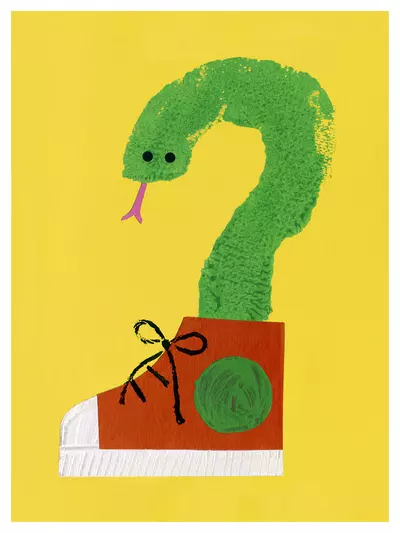 Twenty Questions: Sneaker Snake [PRINT], Christian Robinson