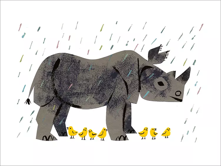 Thank You, Rhino [PRINT], Christian Robinson