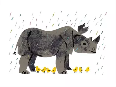 Thank You, Rhino [PRINT], Christian Robinson