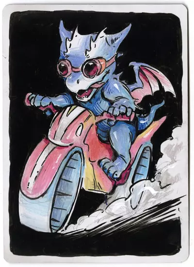 Biker Dragon [Vehicle Token], Devin Elle kurtz