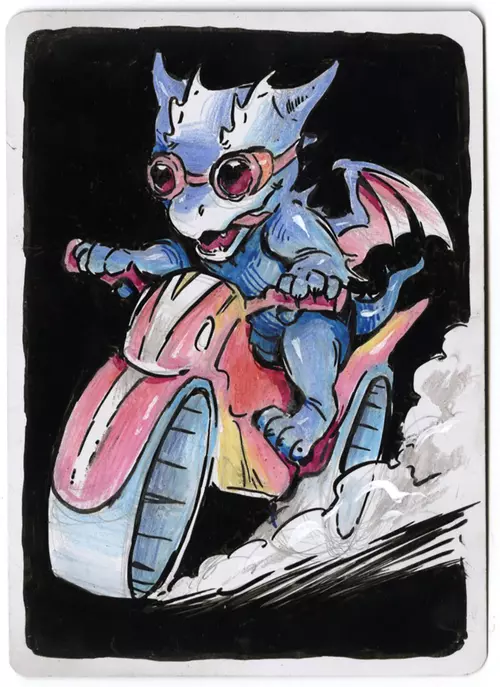 Biker Dragon [Vehicle Token], Devin Elle kurtz