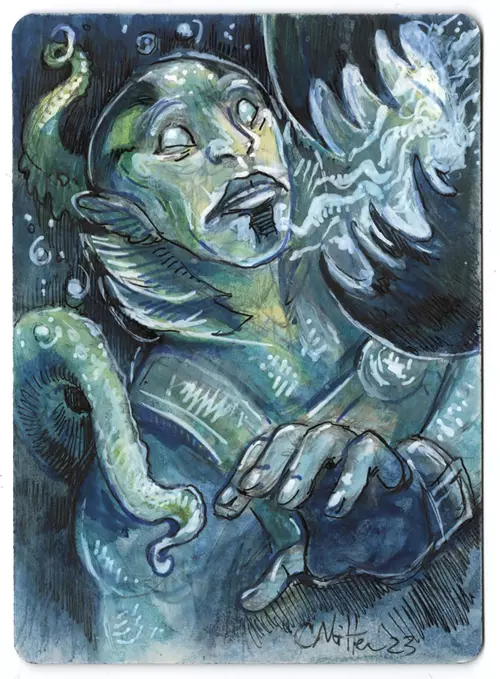 Abe Sapien - Hostile Wildlife [Quicksilver Behemoth], Cara Mitten