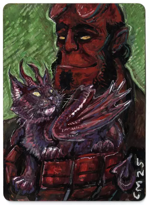 Hellboy and Hellkitty [Lifespinner], Cara Mitten