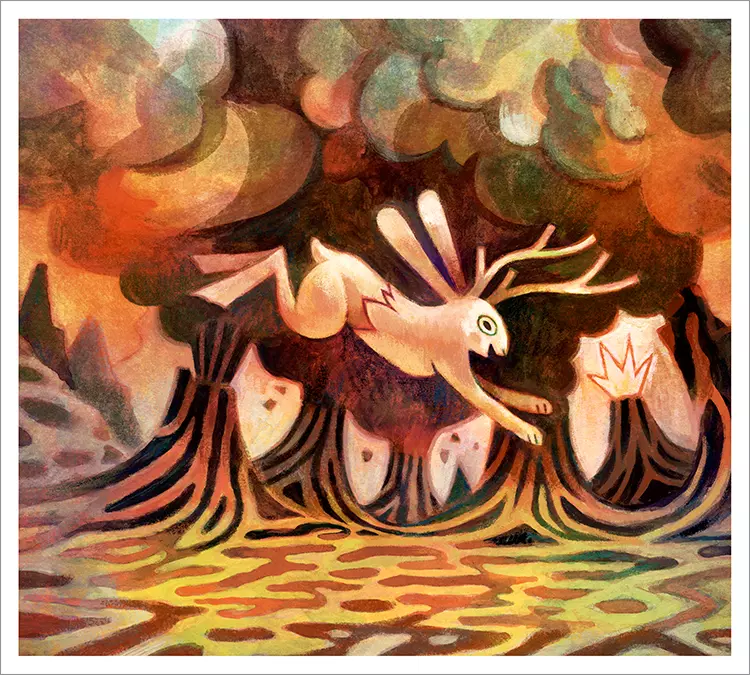 Lavaleaper [PRINT], Matthew Forsythe