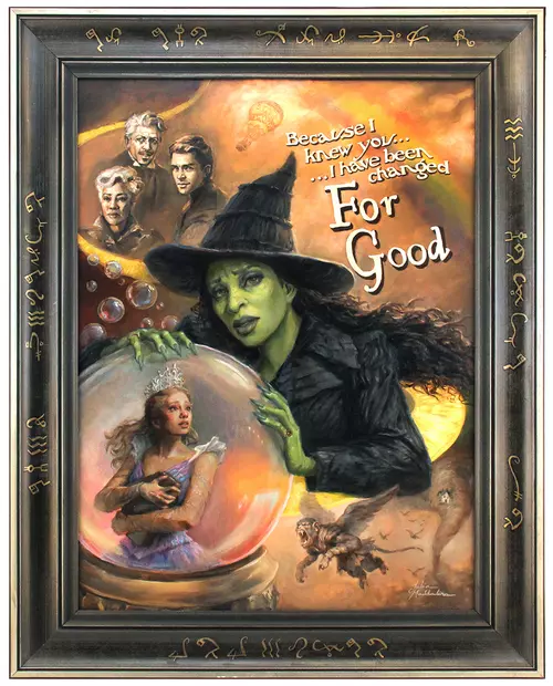 Wicked Tribute Painting, Julia Maddalina