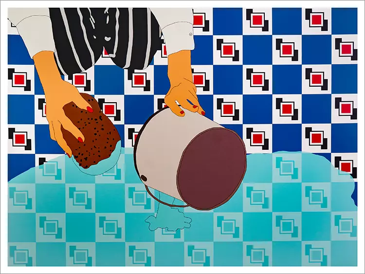 Basque Beach: Helen Frankenthaler, 1958 [PRINT], Marge Dean