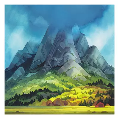 Foothills [PRINT], Laura Bifano