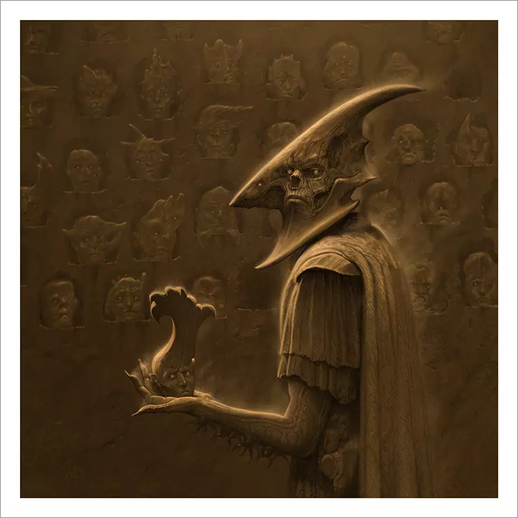 The Collector [PRINT], Wayne Barlowe