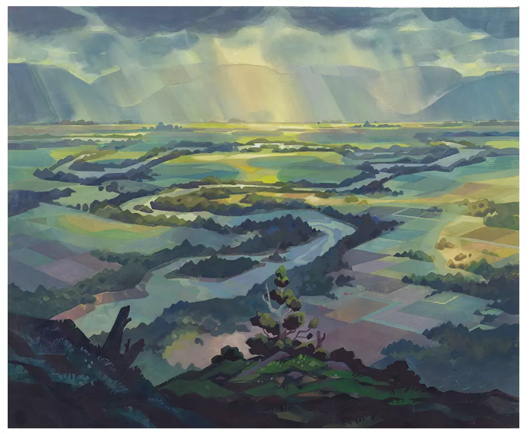 Valley from On High, Laura Bifano