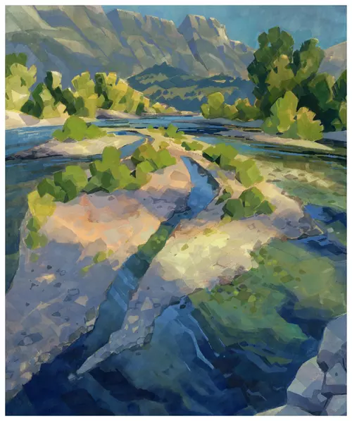 June Afternoon on the Goat, Laura Bifano