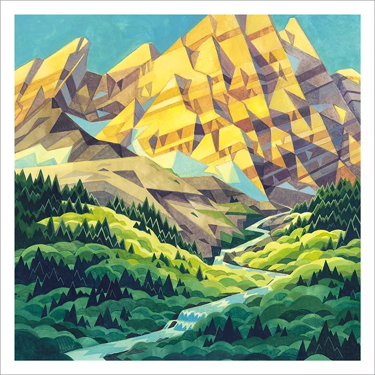 The Rockwall [PRINT], Laura Bifano