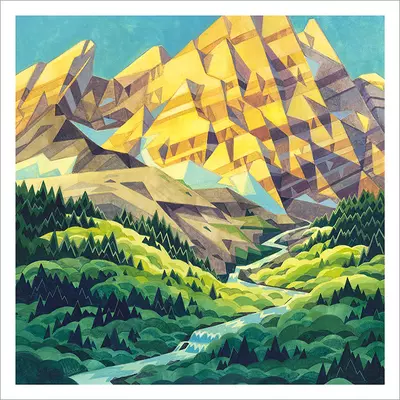 The Rockwall [PRINT], Laura Bifano