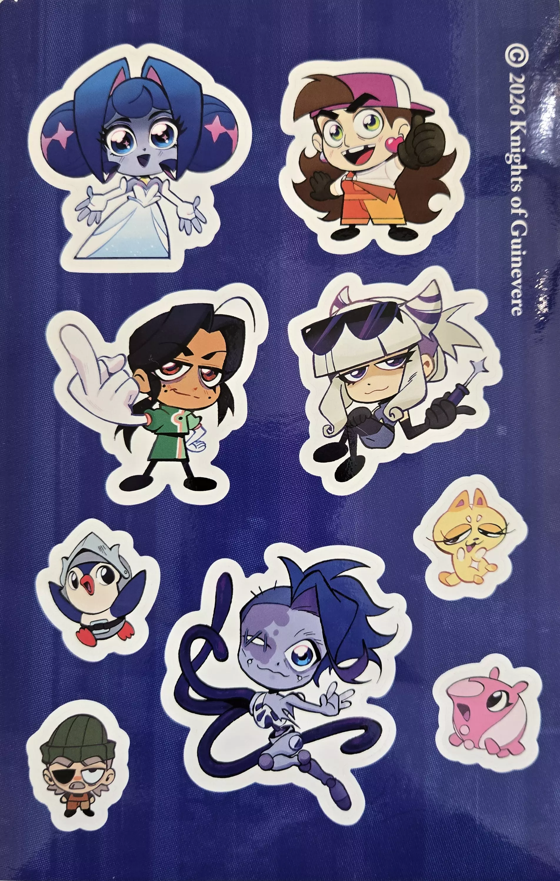 Knights of Guinevere Sticker Sheet