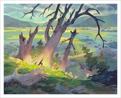 View from Thompson [PRINT], Laura Bifano