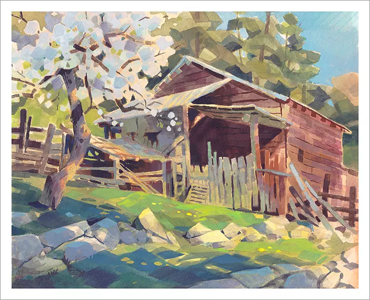 Sirdar Farm [PRINT], Laura Bifano