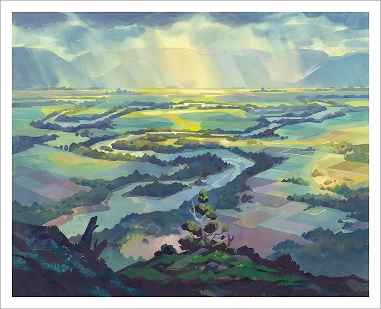 Valley from on High [PRINT], Laura Bifano