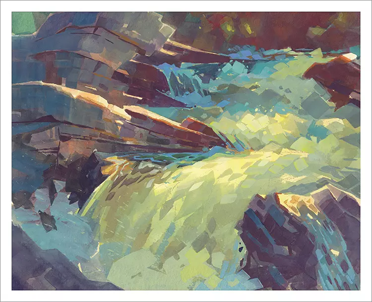 Spring Melt at Corn Creek [PRINT], Laura Bifano