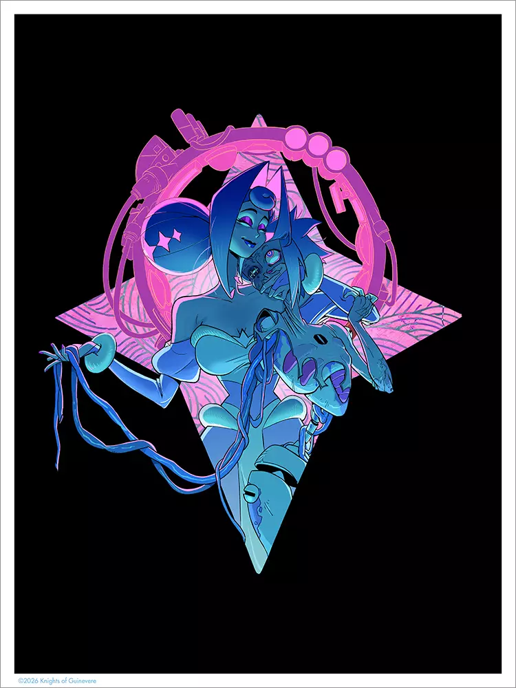 Gwen and Guinevere [PRINT], Dana Terrace