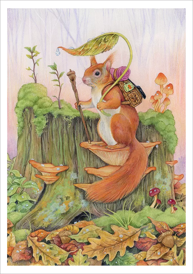 Fall Hike [PRINT], Léa Chaillaud