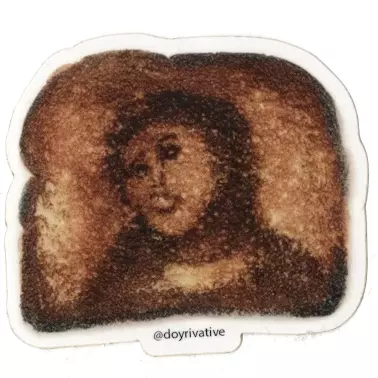 Holy Toast - Nucleus Sticker, Akiko Stehrenberger
