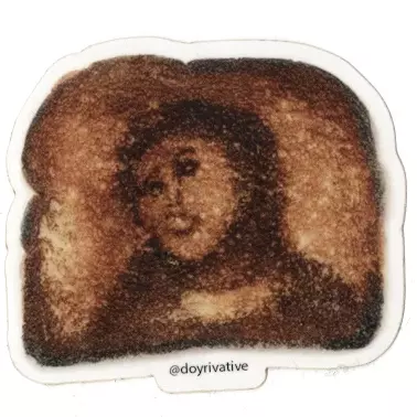 Holy Toast - Nucleus Sticker, Akiko Stehrenberger