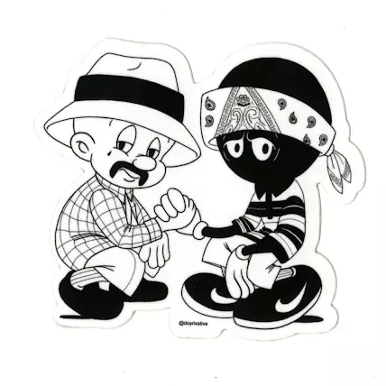 We're All in the Same Gang - Nucleus Sticker, Akiko Stehrenberger