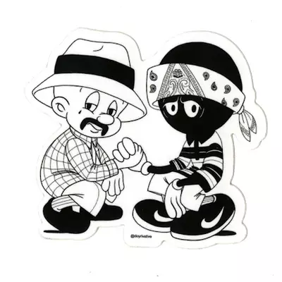 We're All in the Same Gang - Nucleus Sticker, Akiko Stehrenberger