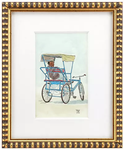 Rickshaw driver, Tarun Lak
