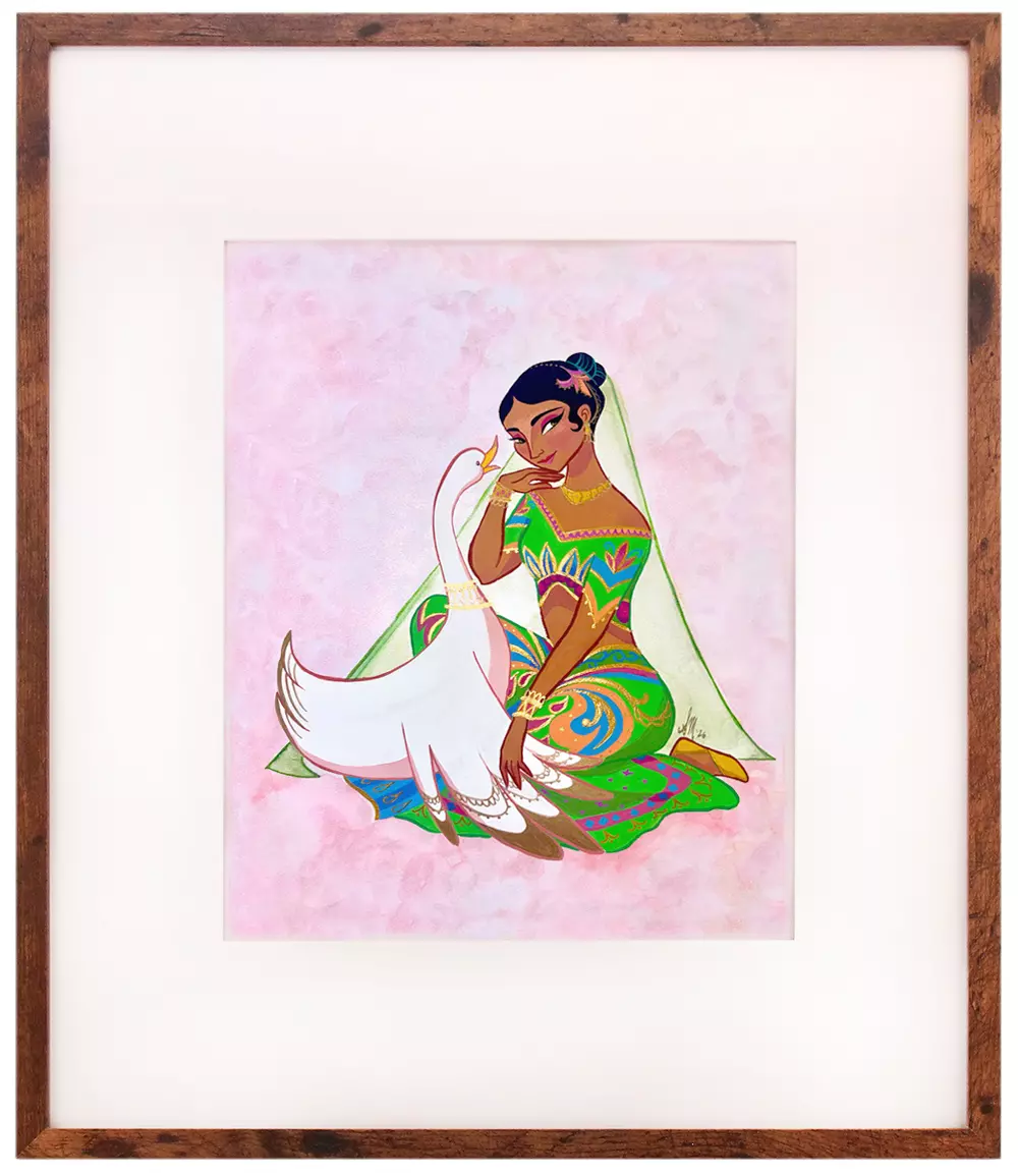 Damayanti and the Swan, Sarika Matthew
