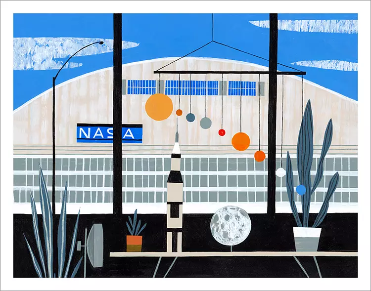 Space Office [PRINT], Sam Kalda