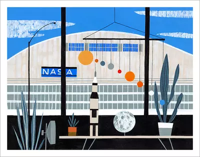 Space Office [PRINT], Sam Kalda