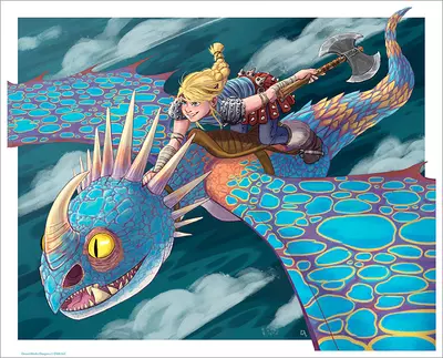 Astrid's Flight [PRINT], Eva Andrews