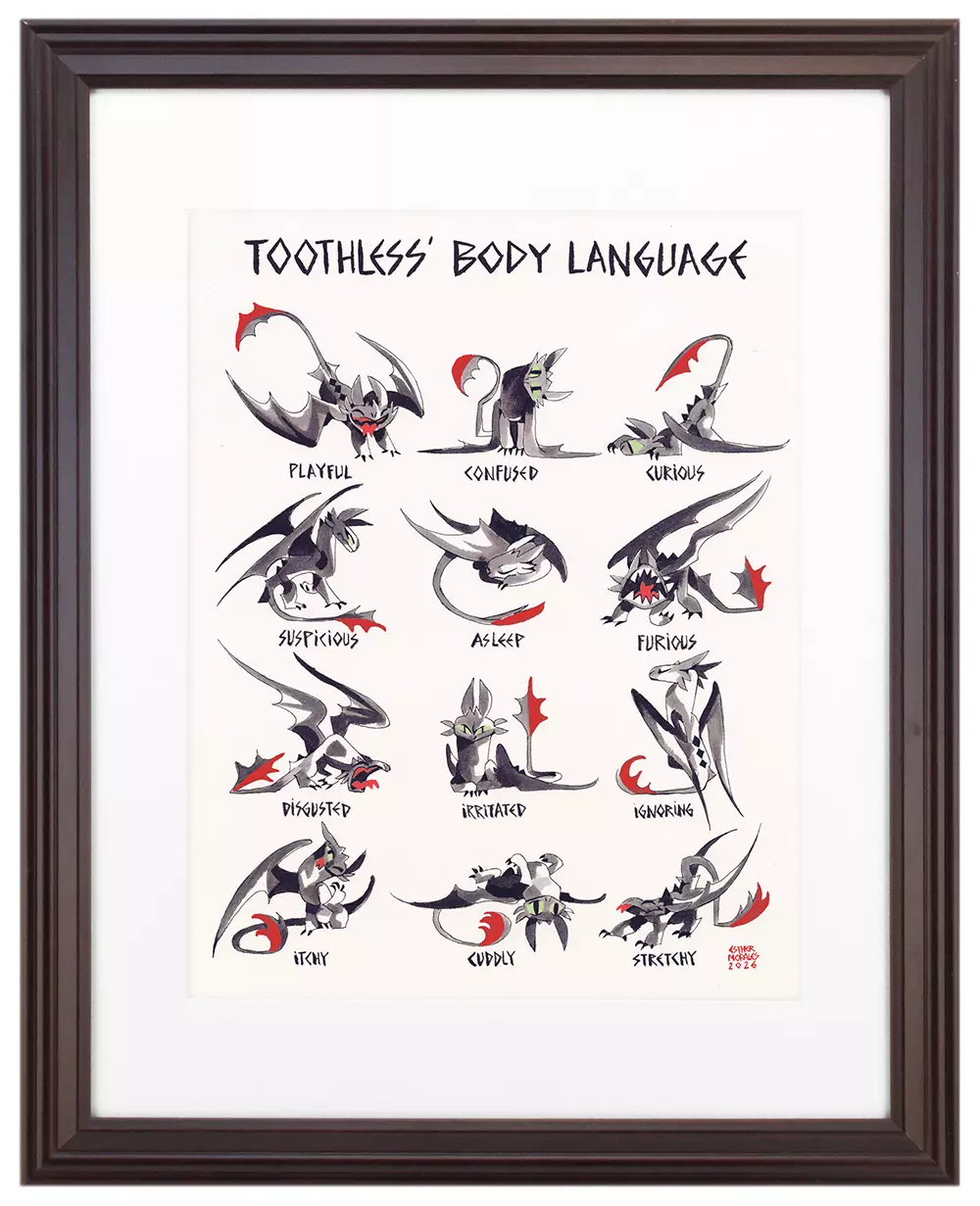 Toothless' body language, Esther Morales