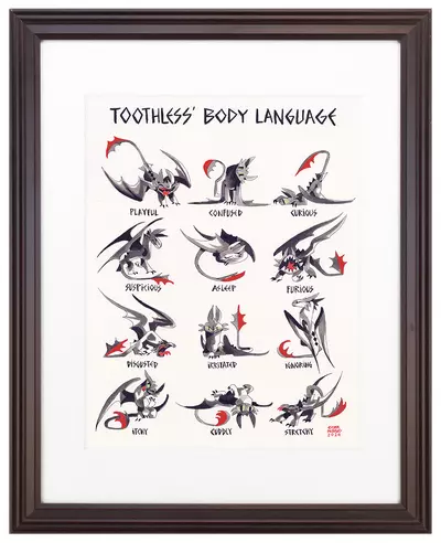 Toothless' body language, Esther Morales