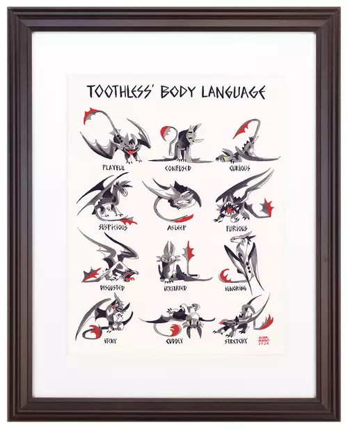 Toothless' body language, Esther Morales